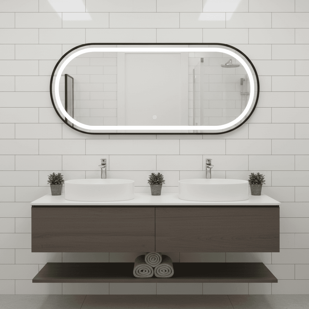 Eclipse Oval LED Mirror